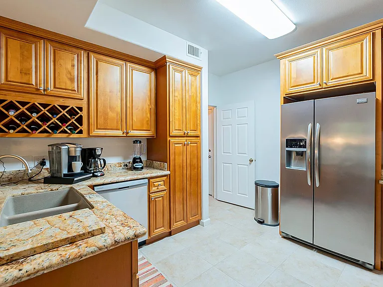 Upgraded Kitchen: Stainless Steel and Granite