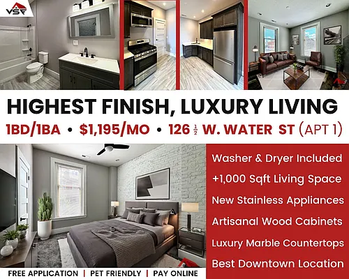 Floor plan 126 1/2 - Apt 1 W. Water St.