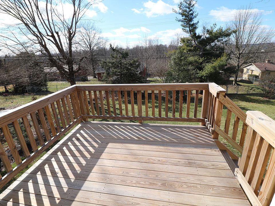 Deck outside dining area