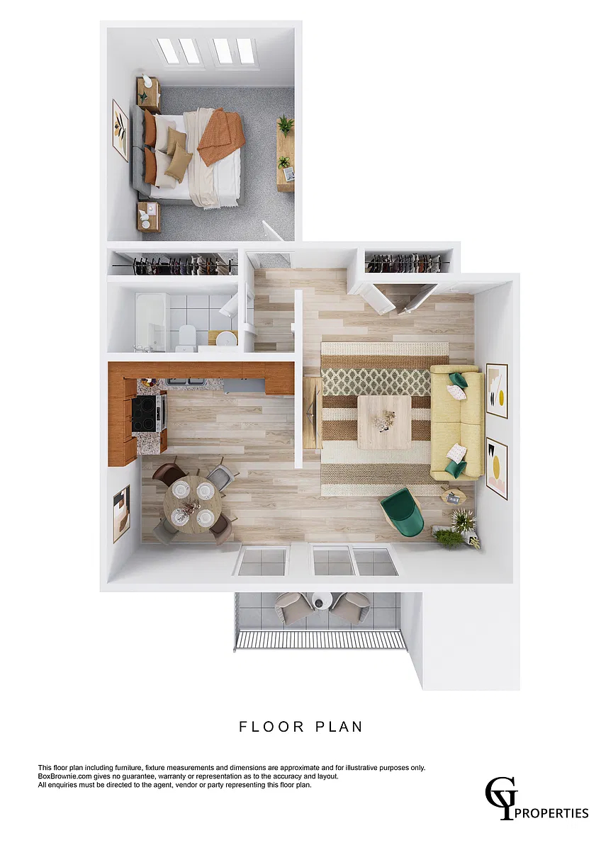 Floor plan 1B_1Ba_Classic