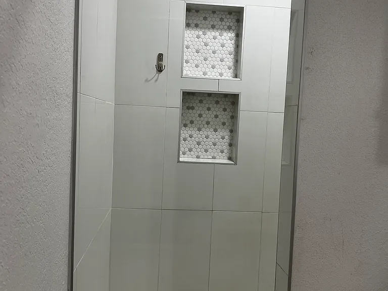 Master shower