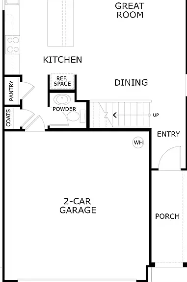 Floor plan of the first floor
