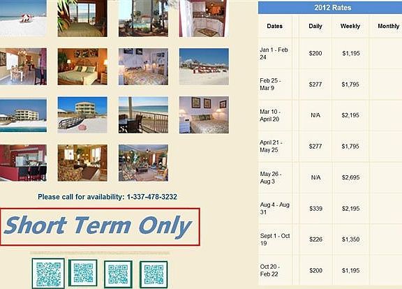 2- crystal view w prices-Castle Condos Florida