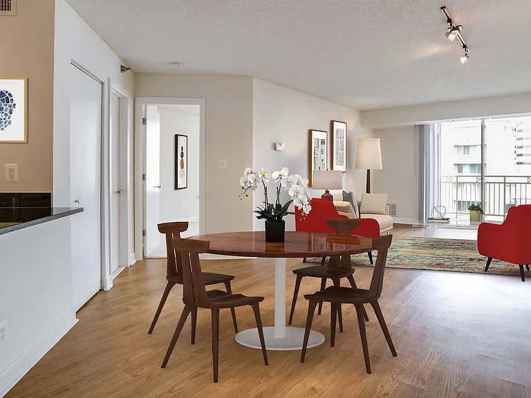 Living Room with Balcony
