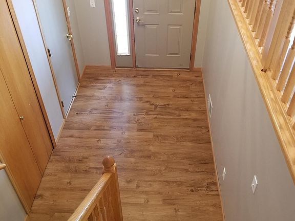 Large entry with full size closet and plenty of room for a table