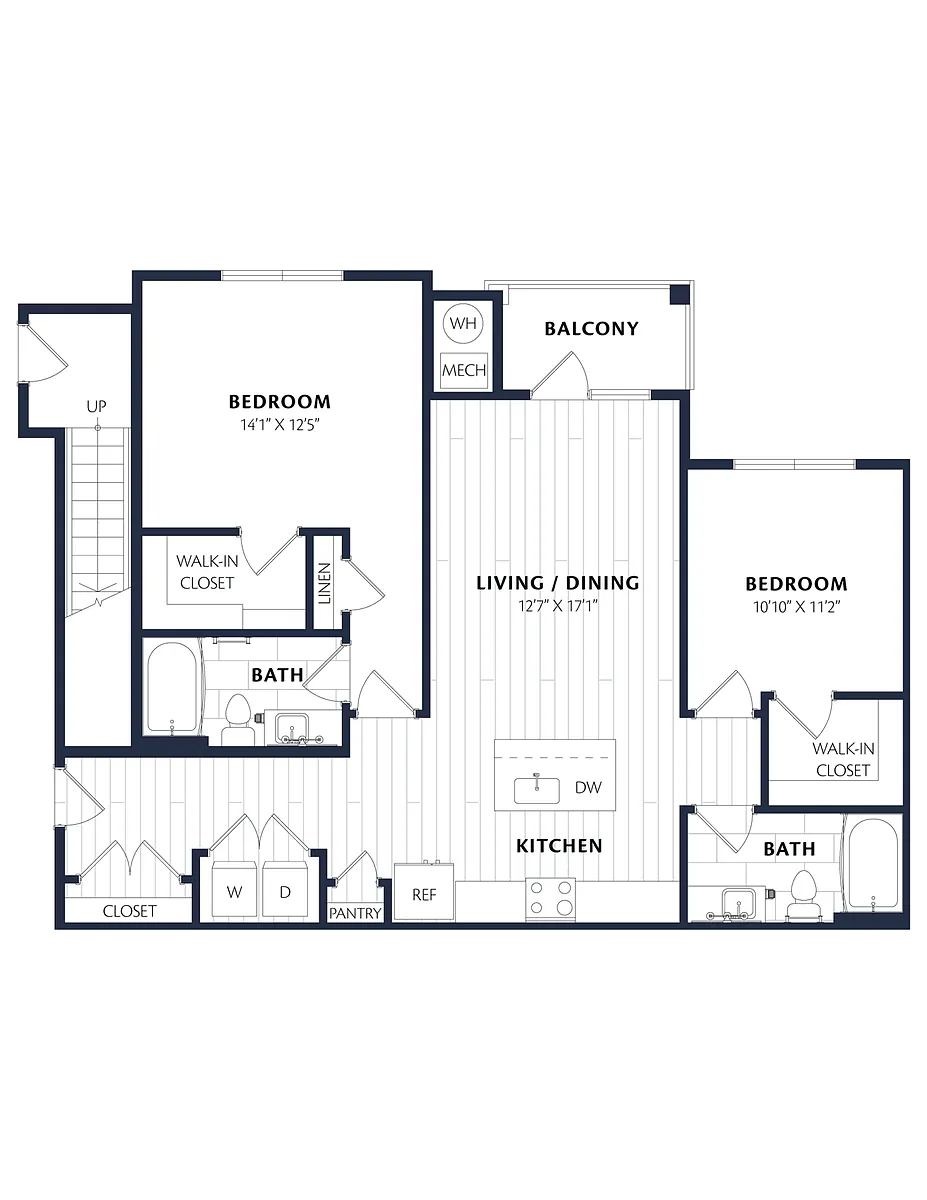 Floor plan B1-A