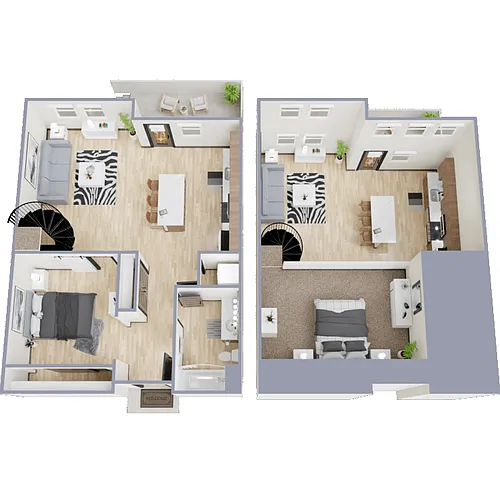 Floor plan 1D-Mezz
