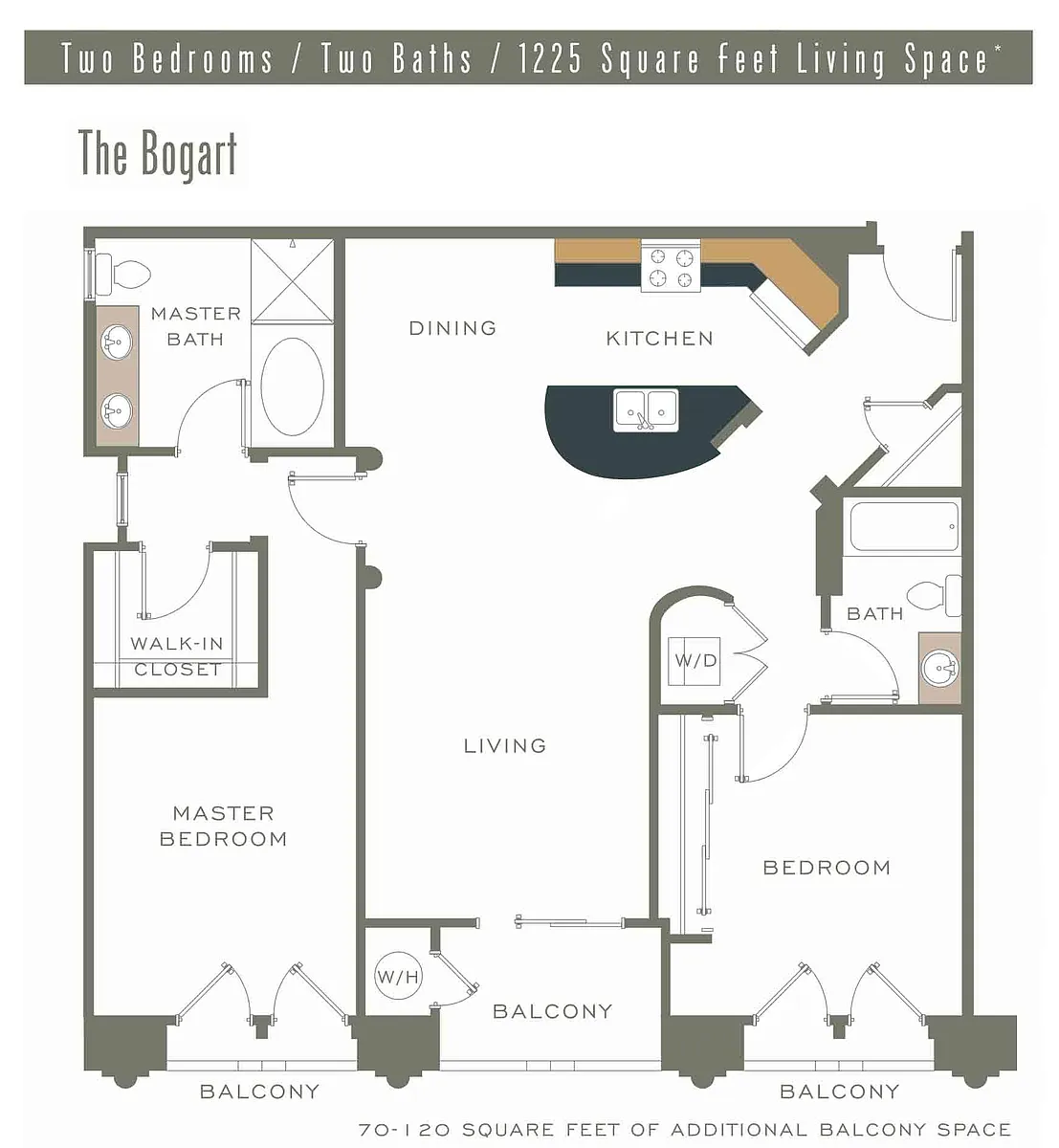 Floor plan Bogart