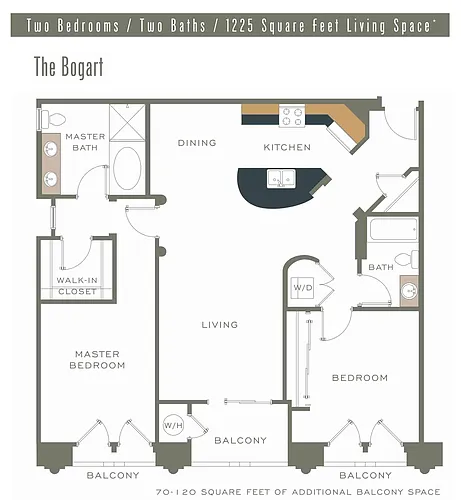 Floor plan Bogart