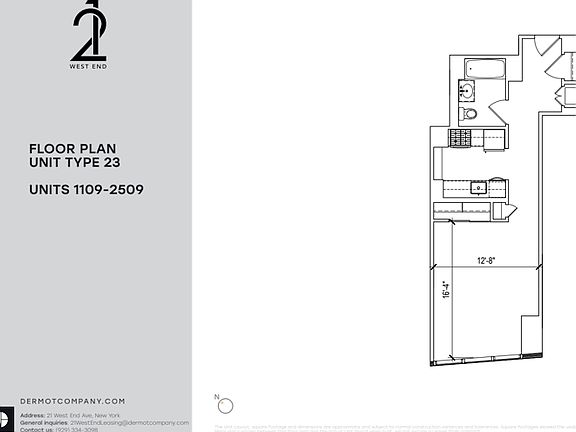 2nd image of 21 W End Ave APT 1909