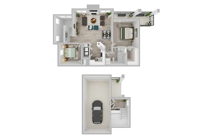 Floor plan Burgundy