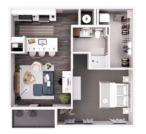 Floor plan Park-1D