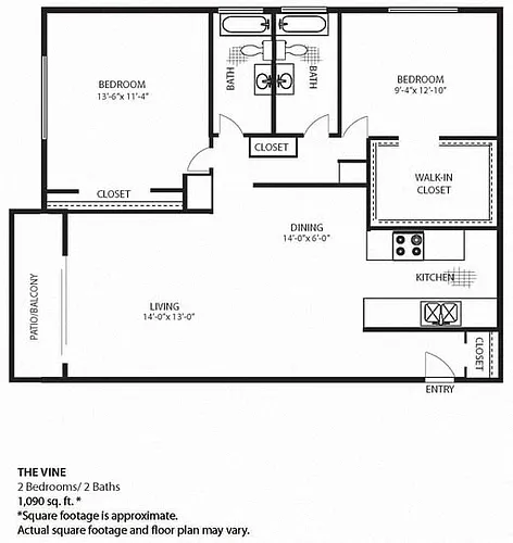 Floor plan The Vine Premium
