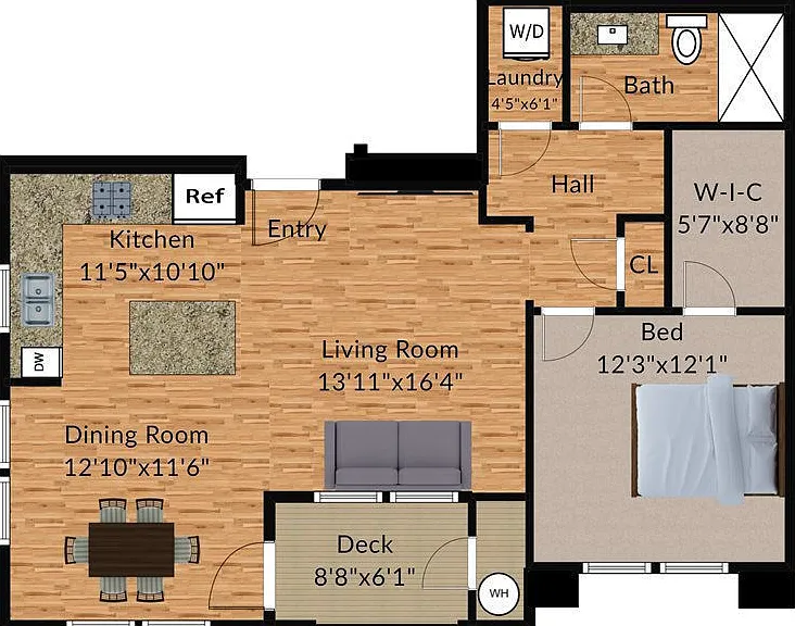 1DX floor plan The Tobin Estate