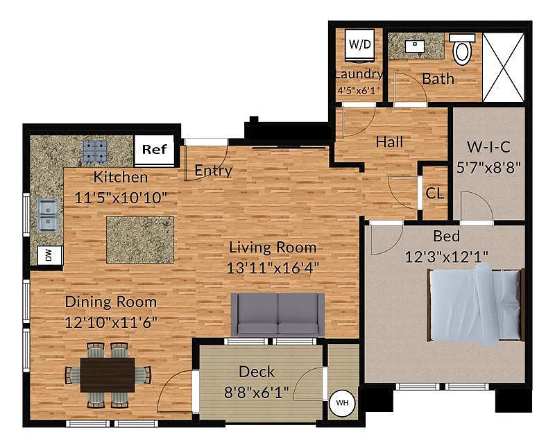 Floor plan 1DX