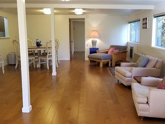 Living room with dining area