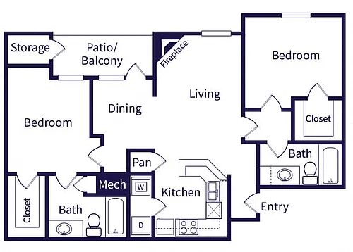 Floor plan B3