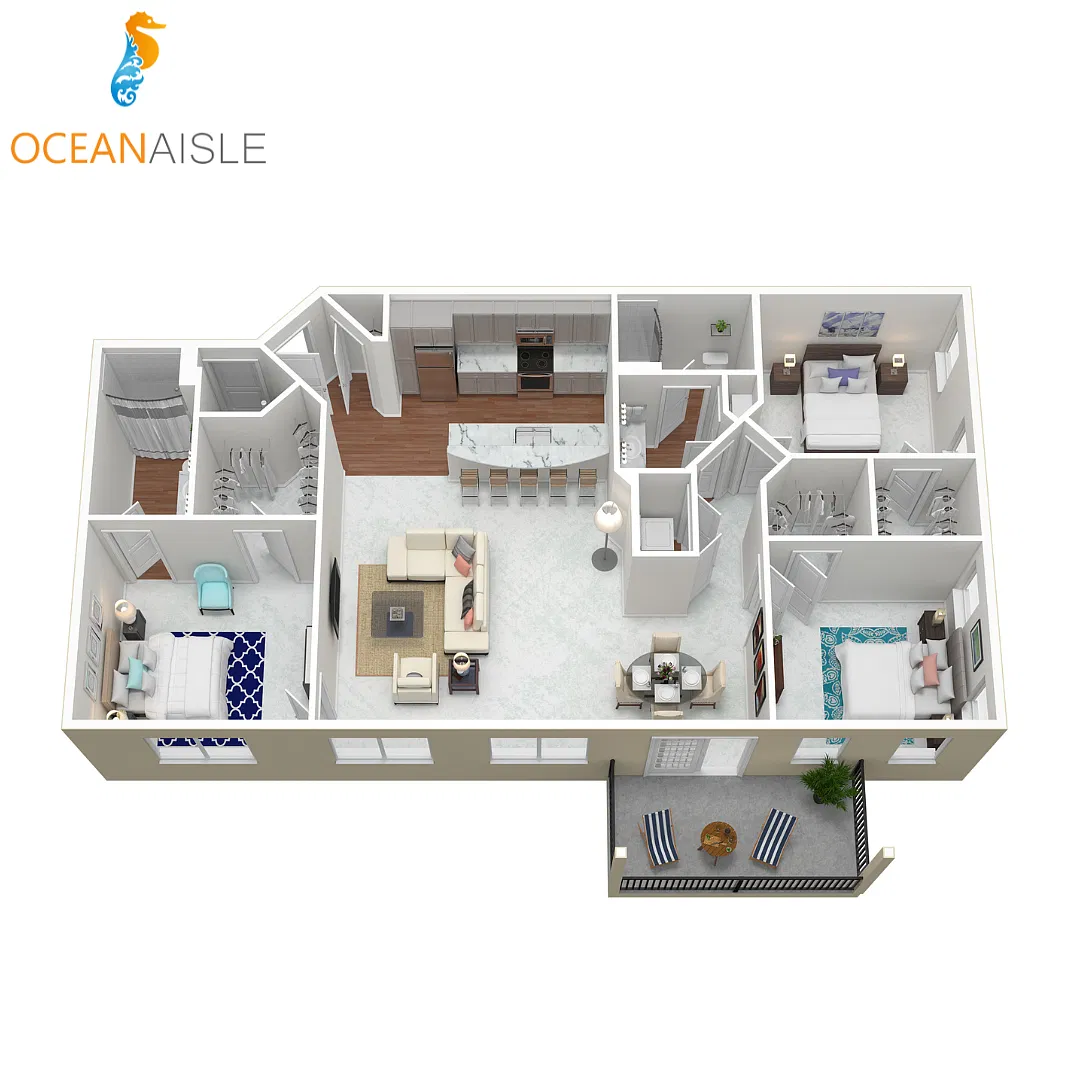 Floor plan 3 bed | New Phase