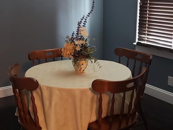 Separate dining area.