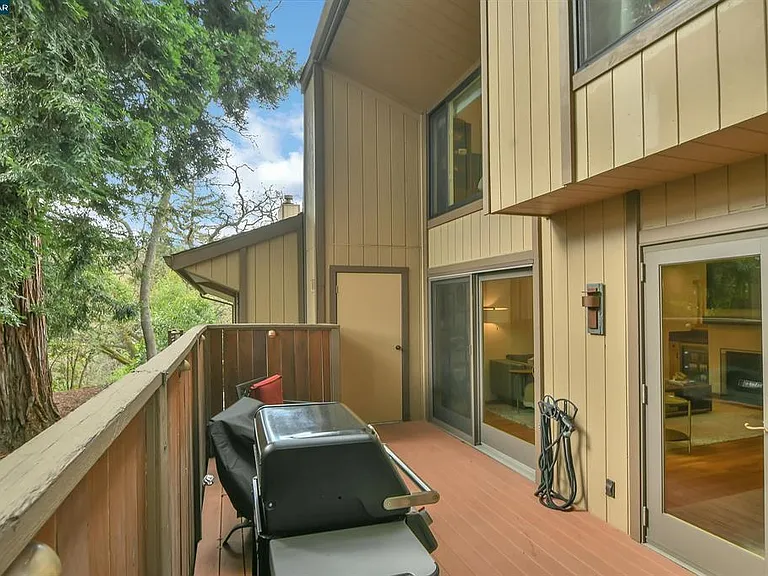 Rear Deck with Views of Redwoods