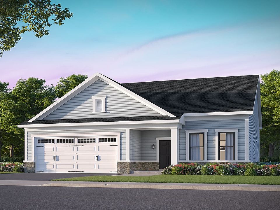 Elevation 1 of the Picasso III a home design at Lakeside at Trappe by Brookfield Residential