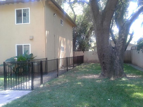 Large trees and plenty of lawn area