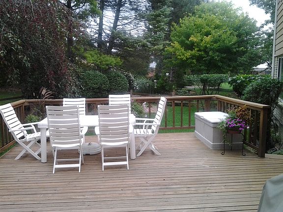 Large back deck
