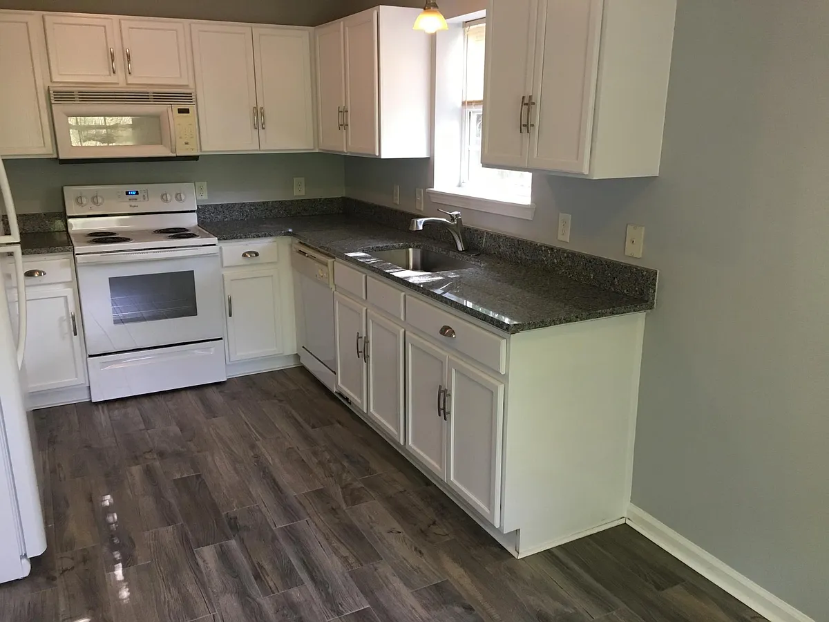 Newly painted cabinets with hardware - 3465 Continental Dr