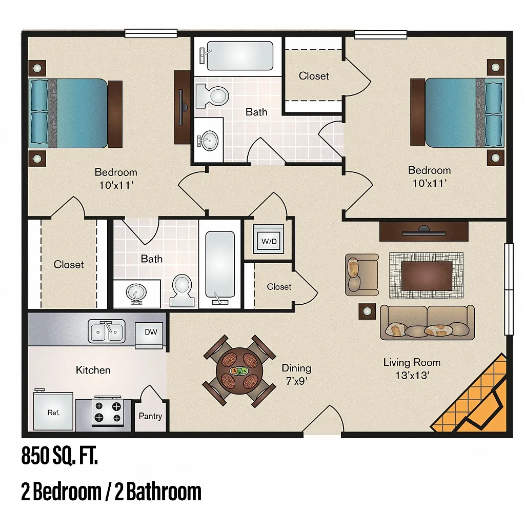 Floor plan Bradford