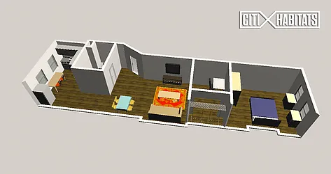 Rented by Citi Habitats