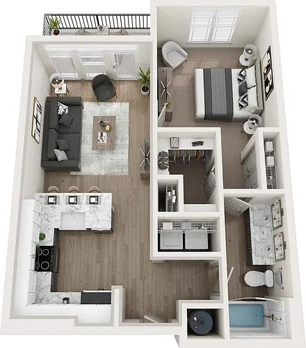 Floor plan Almond