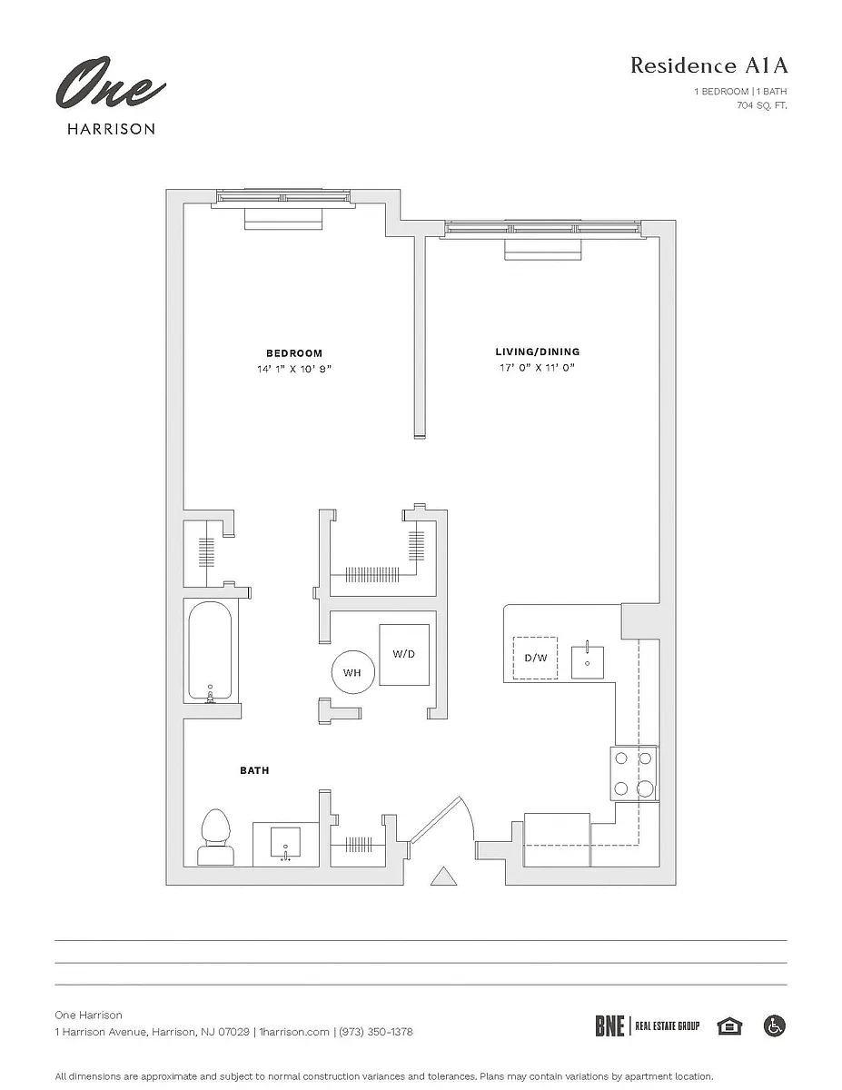 Floor plan Residence A1A