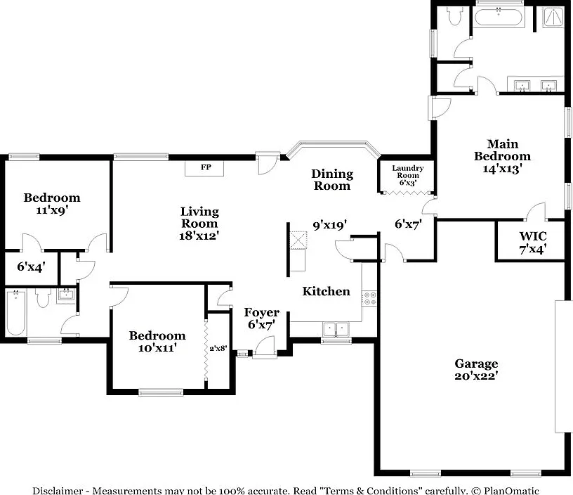 3 bed, 2.0 bath, 1307 sqft, $2,025 — Photo 2