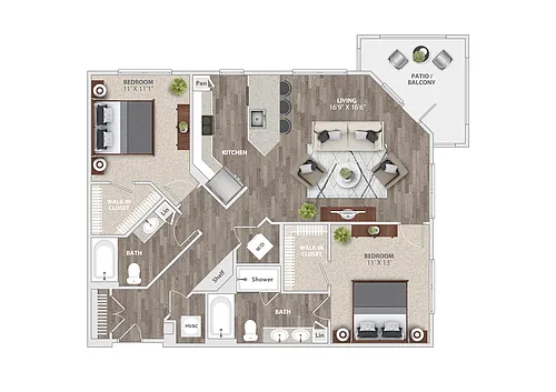 Floor plan B7
