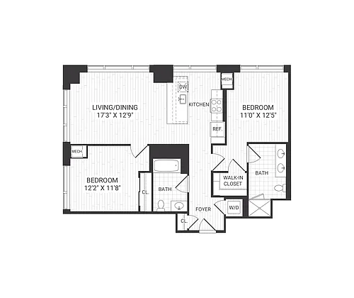 Floor plan B7