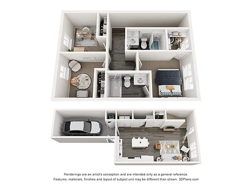 Floor plan The Masterpiece with Den/Flex Space