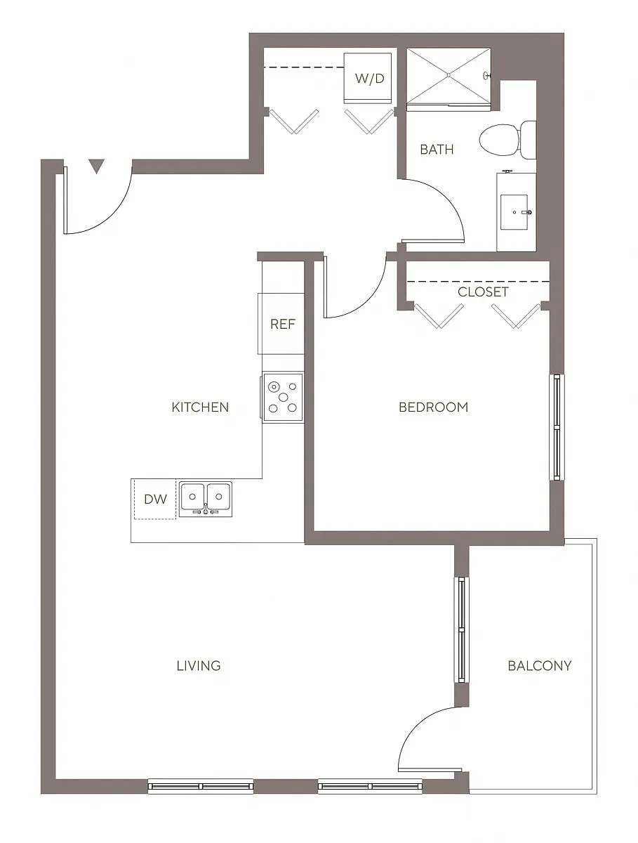 Floor plan A13 - Flats