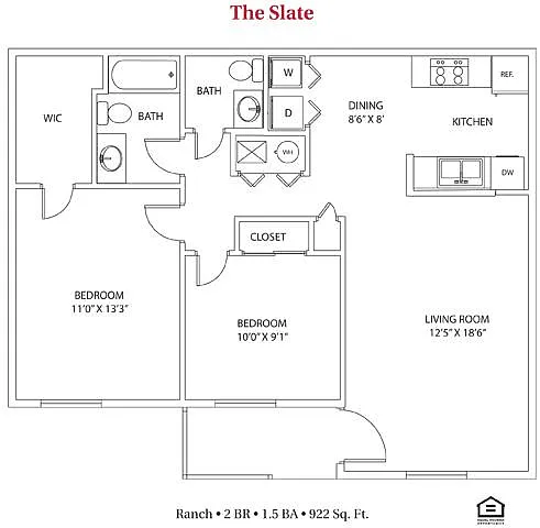 Floor plan The Slate