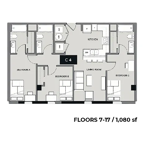 Floor plan C4