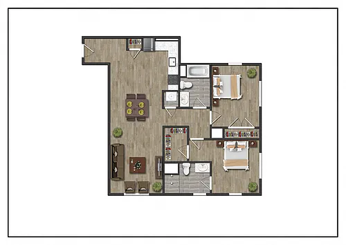 Floor plan 2C