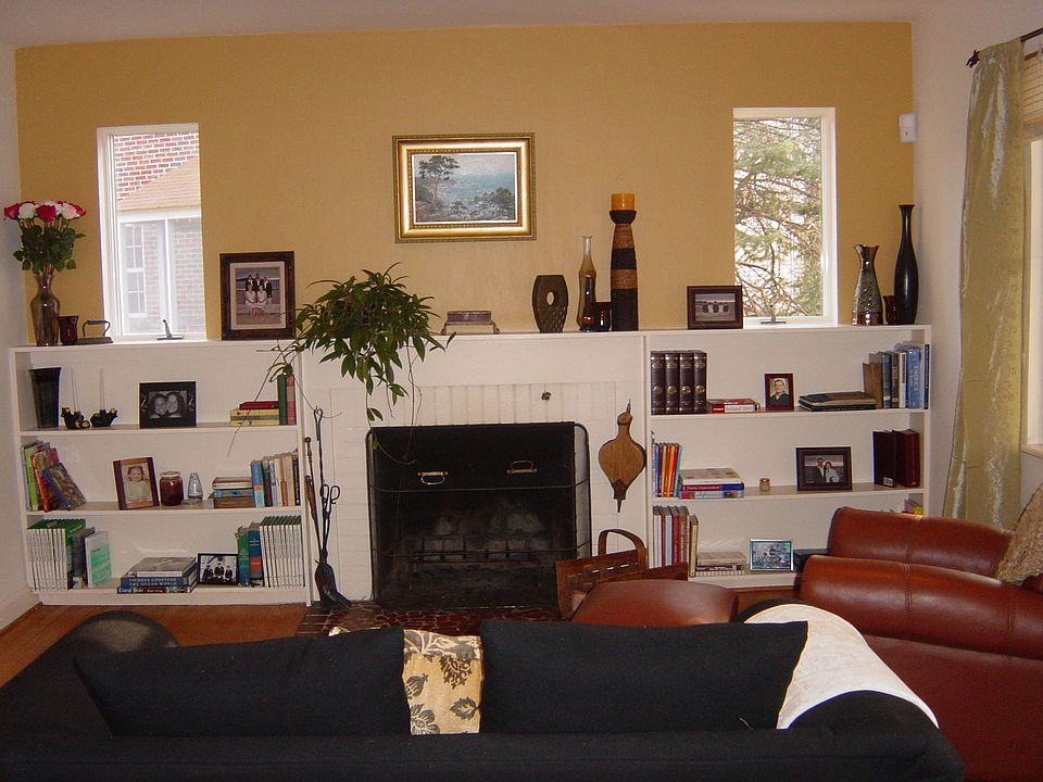 Formal Living room with fireplace