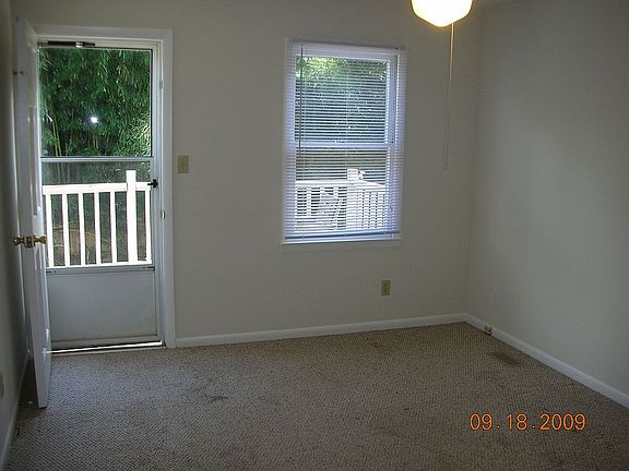 Bedroom out to side deck