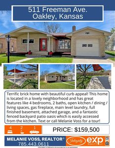 511 Freeman Ave, Oakley, KS 67748 | Zillow