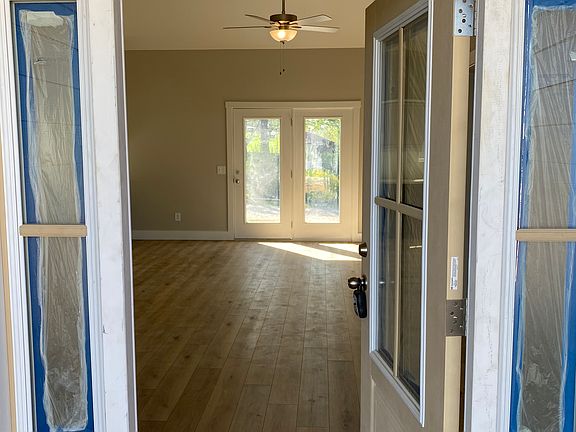 Fiberglass front door. To be stained soon