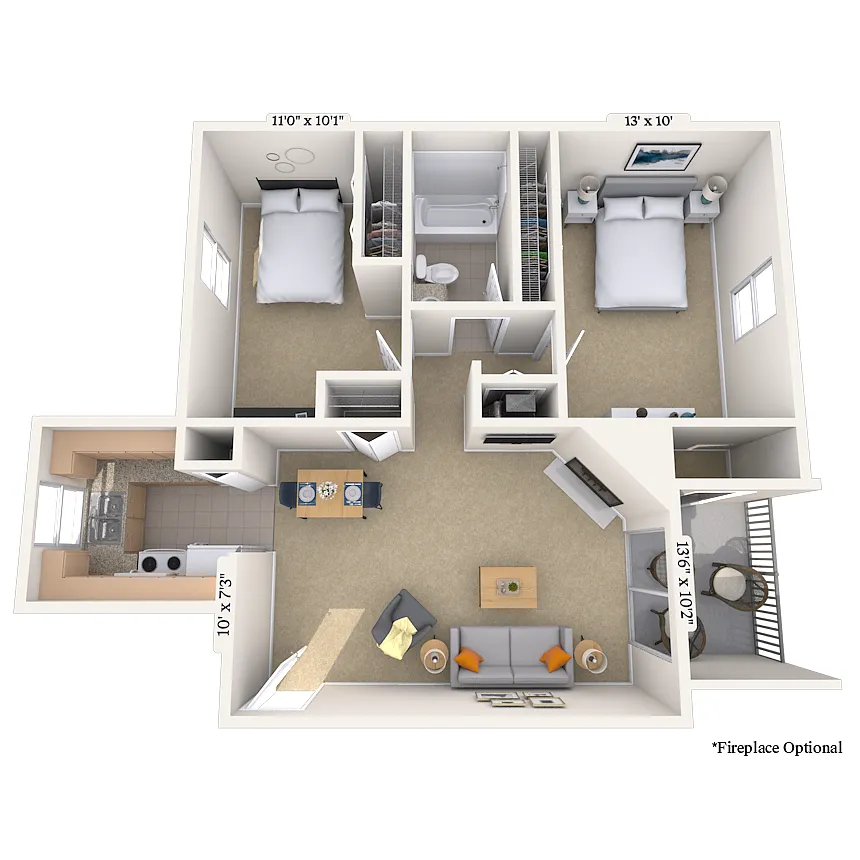 Floor plan The Willow