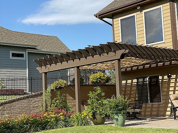 Custom built Pergola!
