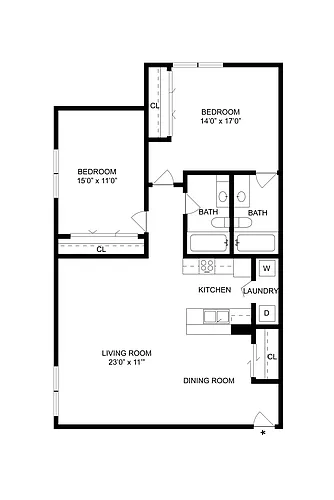 Floor plan Toullon
