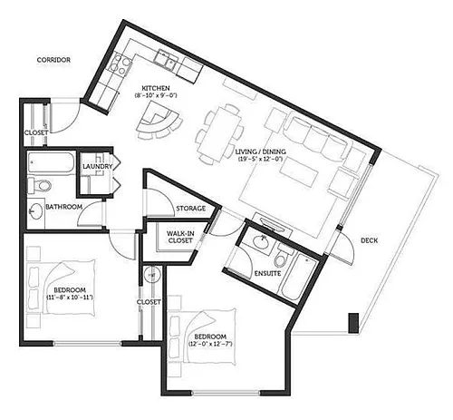 Floor plan 418