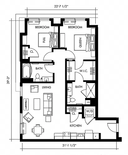 Floor plan Beta1.2T