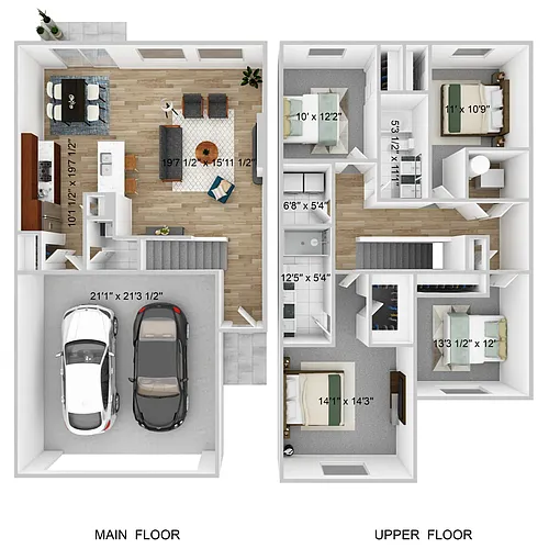 Floor plan 4 Bedroom